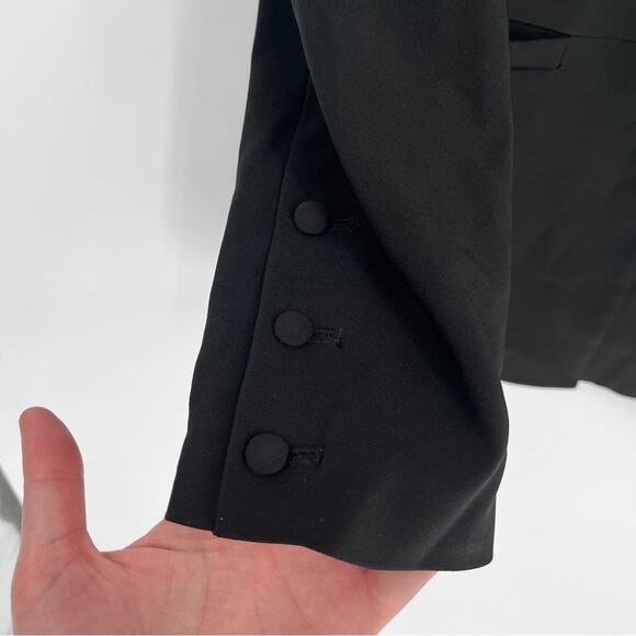 Camila Coelho Brenna One Button Blazer jacket black - S - Picture 7 of 12